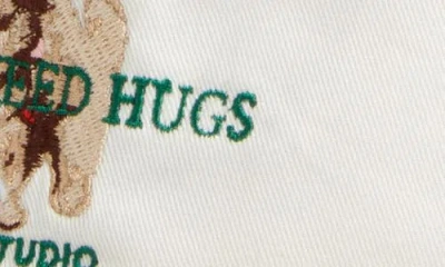 Santo Studio Thugs Need Hugs Baseball Cap In White