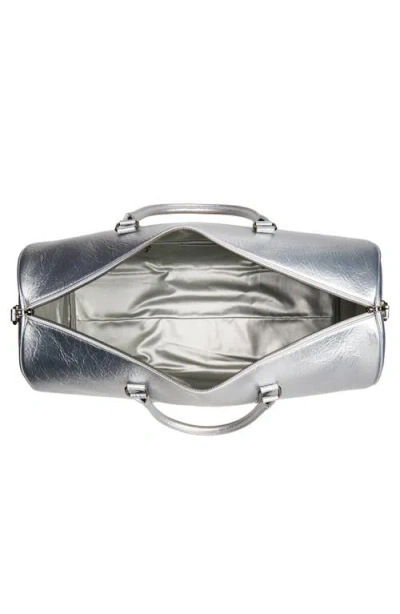 Santo Studio Elly De La Cruz Silver Duffel Bag In Silver