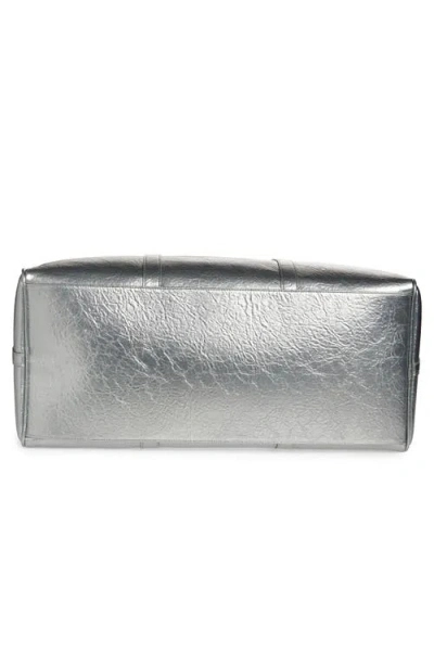 Santo Studio Elly De La Cruz Silver Duffel Bag In Silver