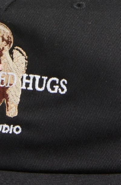 Santo Studio Thugs Need Hugs Baseball Cap In Black