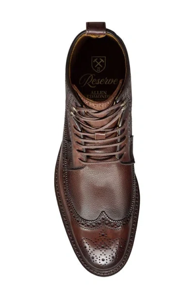 Allen Edmonds Maddox Reserve Wingtip Dress Boot In Brown