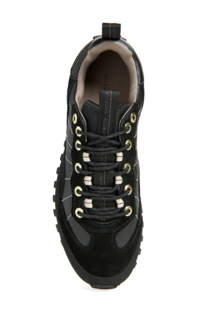 Allsaints Nevis Cleated Sneaker In Black