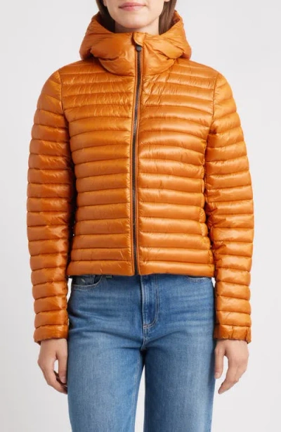 Save The Duck Babe Puffer Jacket In Yellow