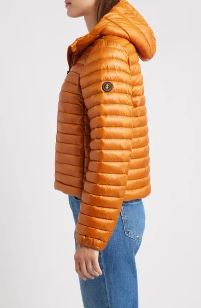 Save The Duck Babe Puffer Jacket In Yellow