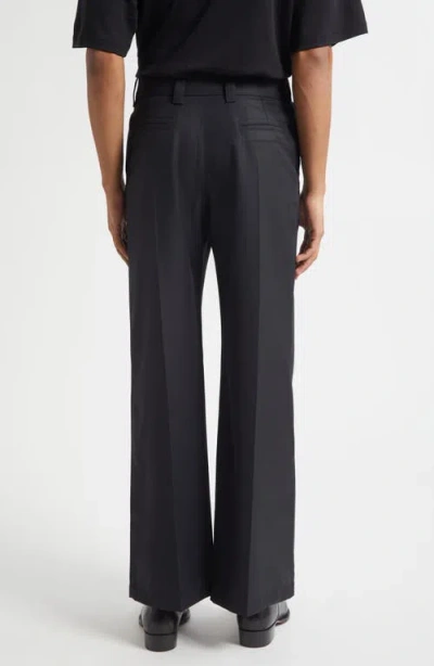 Lemaire Tailored Straight Leg Pants In Gray