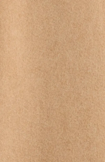 Eileen Fisher Long Wool Coat In Brown