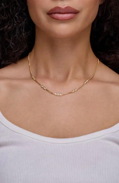 Bony Levy Maya Station Necklace In Gold
