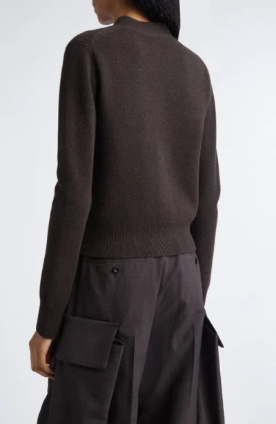 Sacai Sequin Embroidered Wool Cardigan In Multi