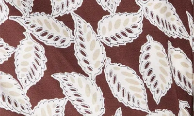 Bode Paper Birch Print Tie Front Top In Multi