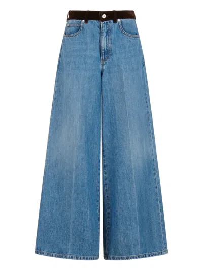 Marni Jeans With Appliqué In Blue