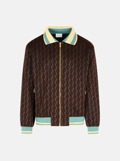 Drôle De Monsieur Brown Cotton Blend Jacket In Brown