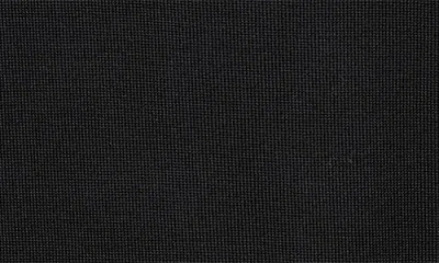 Emanuel Berg Light Gauge High Neck Quarter Zip Merino Wool Sweater In Black