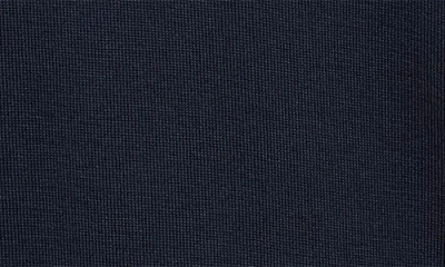 Emanuel Berg Light Gauge High Neck Quarter Zip Merino Wool Sweater In Blue