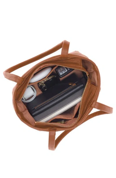 Hobo Austin Leather Tote In Black