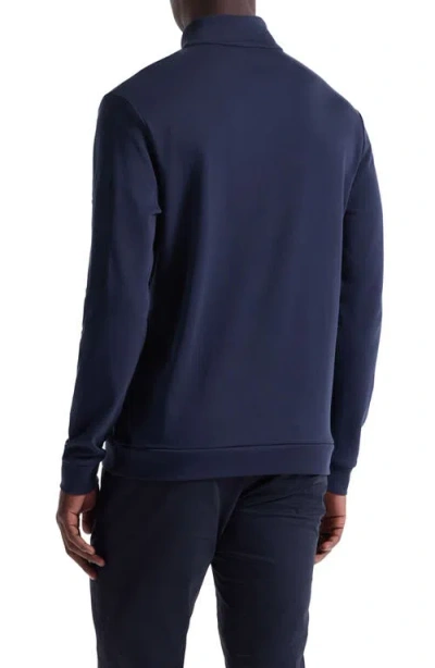 Bugatchi Soft Touch Quarter Zip In Blue