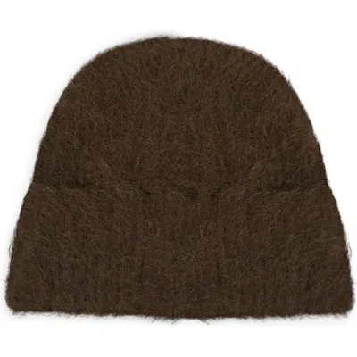 Totême Toteme Alpaca Blend Beanie In Brown