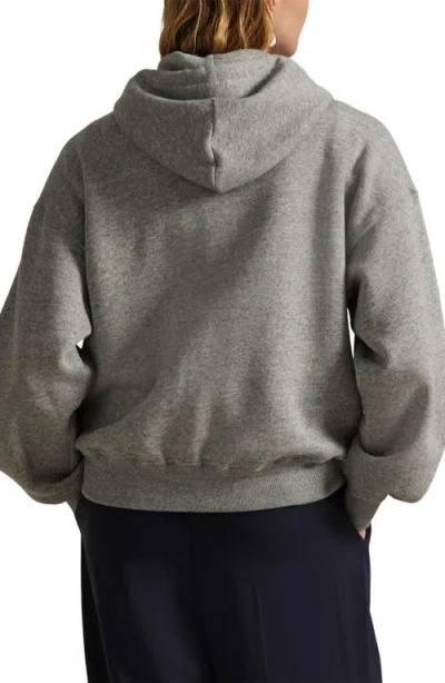 Polo Ralph Lauren Grey Zip-up Sweatshirt In Cotton Blend In Gray
