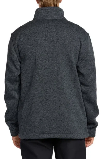 Billabong Boundary Fleece Zip Jacket In Blue