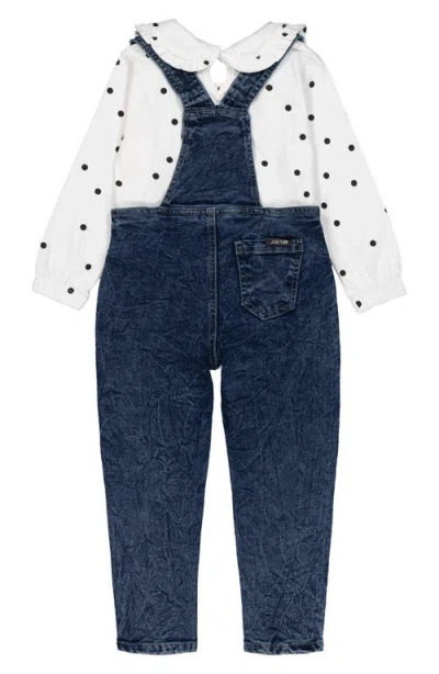 Joe's Jeans Long Sleeve Top & Overalls Set In White