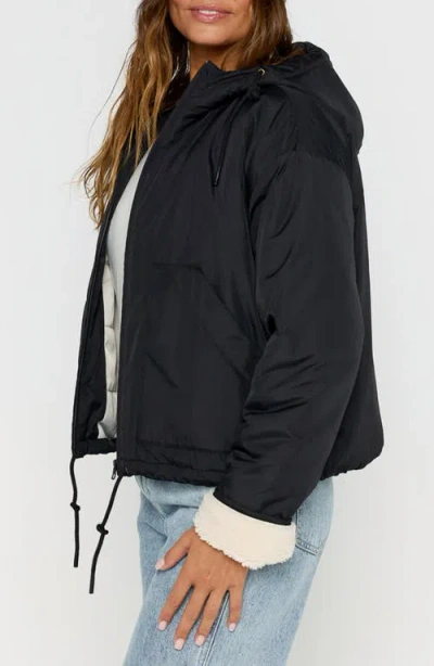 Rip Curl Keepsakes Insulated Bomber Jacket In Black