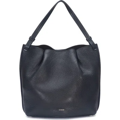 Vince Ava Hobo Crossbody Bag In Black