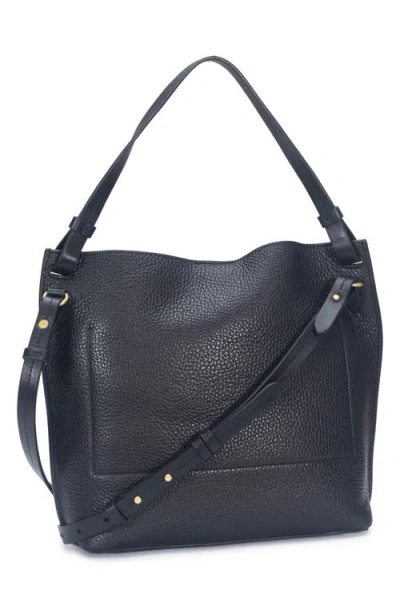 Vince Ava Hobo Crossbody Bag In Black
