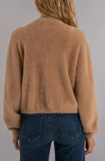 Kut From The Kloth Jana Open Front Cardigan In Brown