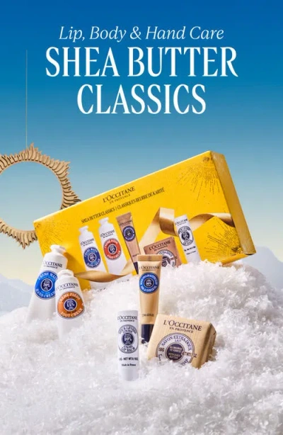 L'occitane Shea Butter Classics Set $64 Value In Transparent