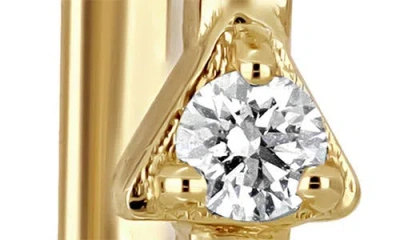 Bony Levy Maya Diamond Station Set Hoop Earrings In Gold