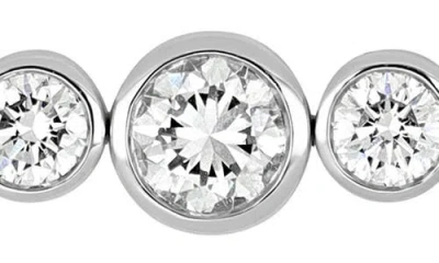 Bony Levy Audrey Diamond Tennis Bracelet In Metallic