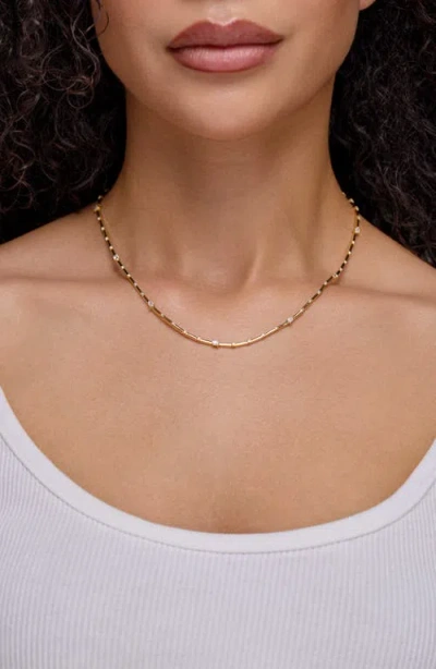 Bony Levy Liora Diamond Station Tennis Necklace In Gold
