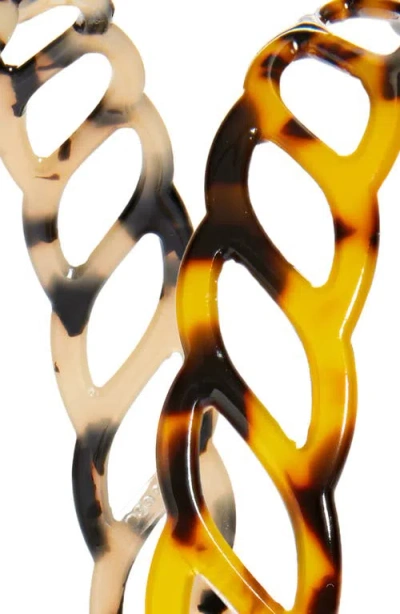 Tasha Assorted 2-pack Headbands In Brown