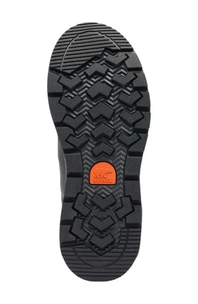 Sorel Womens Whitney Iii Mid Black Sea Salt Waterproof Ankle Boo In Animal Print