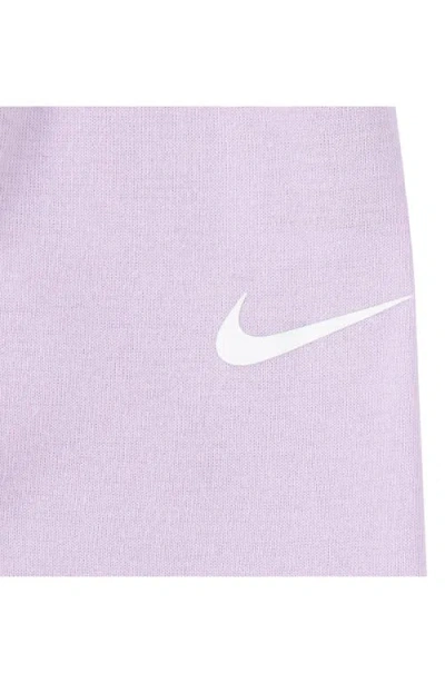 Nike Solid 3-piece Bodysuits & Joggers Set In Purple