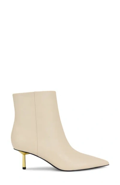 Nine West Women's Hamesa 60mm Leather Ankle Boots In White