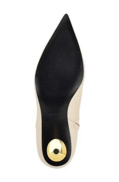 Nine West Women's Hamesa 60mm Leather Ankle Boots In White