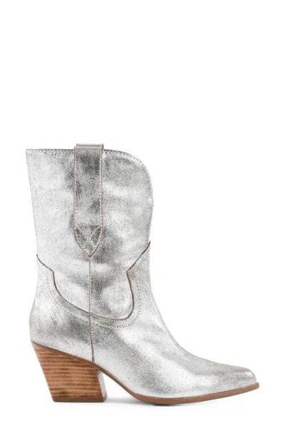 Seychelles Line Dance Western Boot In Silver