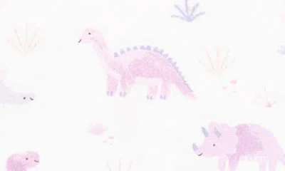 Angel Dear Soft Dinos French Terry Top & Joggers Set In White