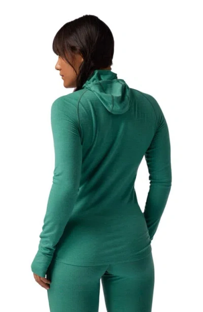 Backcountry Cedars Rws Merino Lt-wt Baselayer Balaclava Top In Green