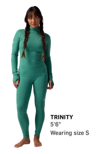 Backcountry Cedars Rws Merino Lt-wt Baselayer Balaclava Top In Green