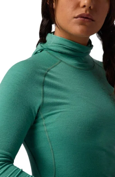 Backcountry Cedars Rws Merino Lt-wt Baselayer Balaclava Top In Green