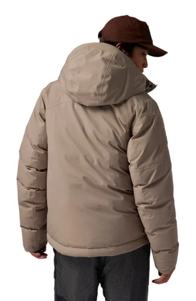 Backcountry Allied Down Après Jacket In Brown
