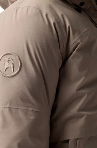 Backcountry Allied Down Après Jacket In Brown