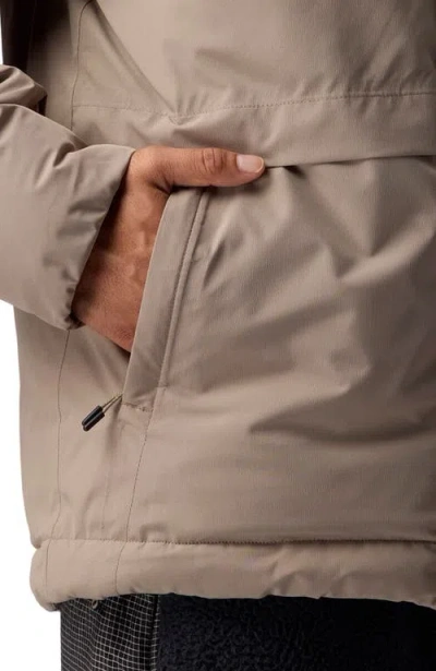 Backcountry Allied Down Après Jacket In Brown