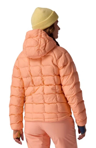 Backcountry Waas Allied Down Hooded Jacket In Orange
