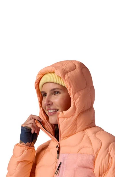 Backcountry Waas Allied Down Hooded Jacket In Orange