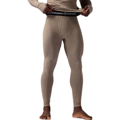 Backcountry Pines Microgrid Ultra-lt Baselayer Bottom In Neutral