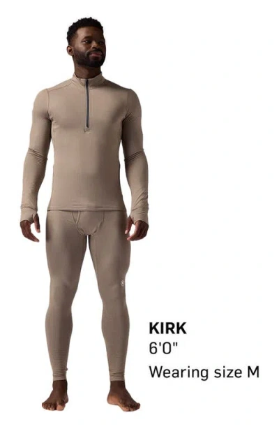 Backcountry Pines Microgrid Ultra-lt Baselayer Bottom In Neutral