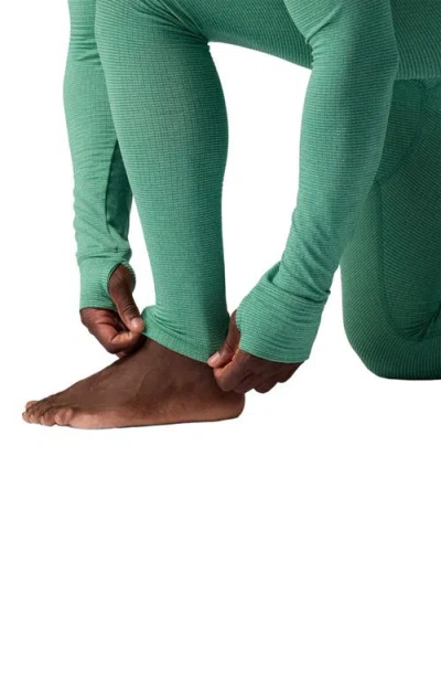 Backcountry Pines Microgrid Ultra-lt Baselayer Bottom In Green