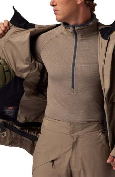 Backcountry Crestcarver Gore-tex Shell Jacket In Brown